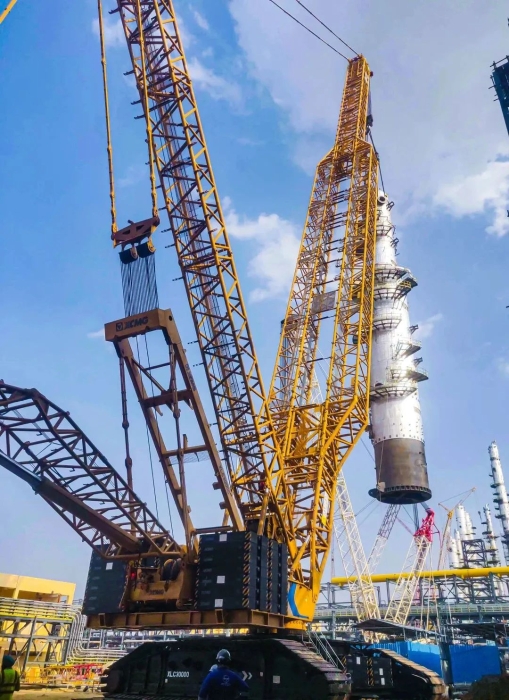 奔赴海表！Z6人生就是博履带起沉机跨海助建大型石油炼化项目
