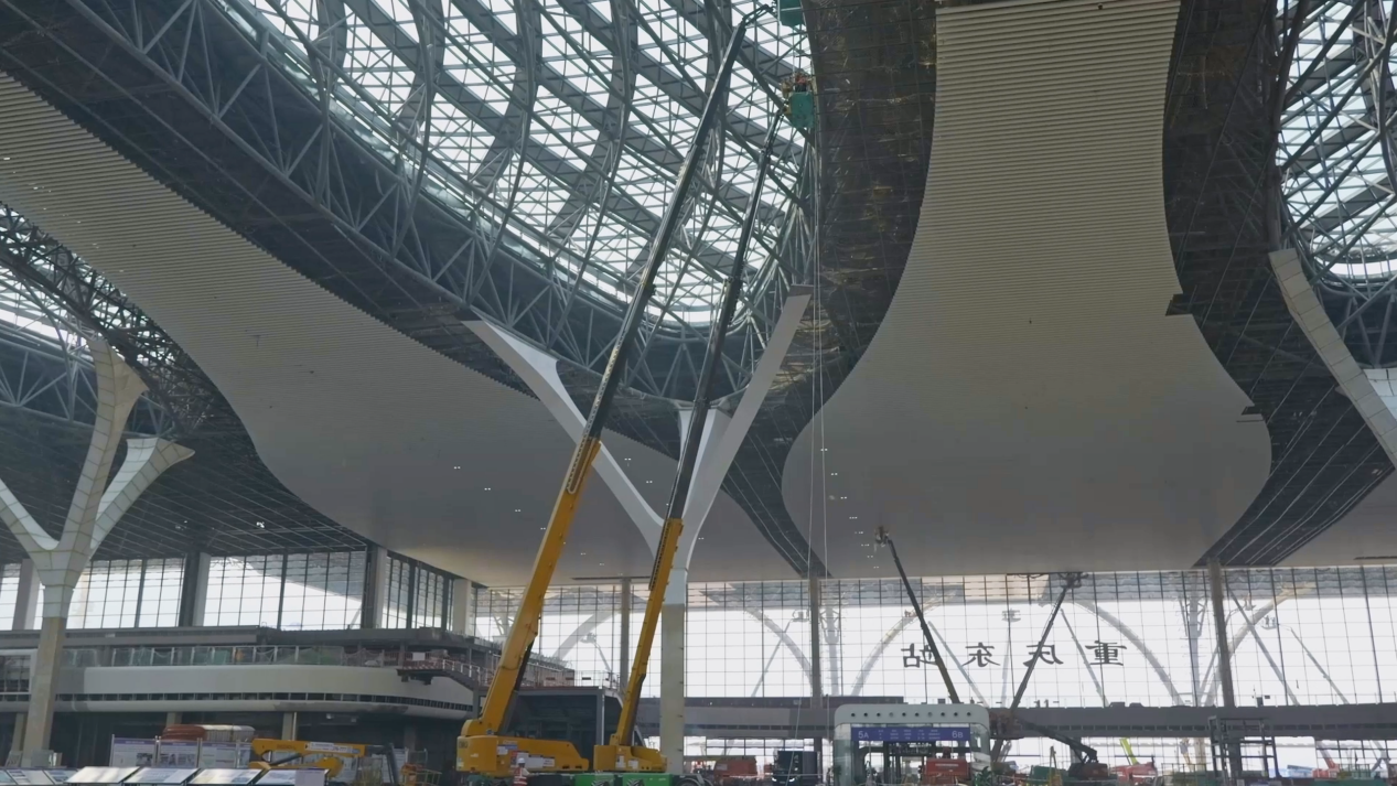 Z6人生就是博高机助力全国最大站城景融合高铁枢纽——沉庆东站建设！