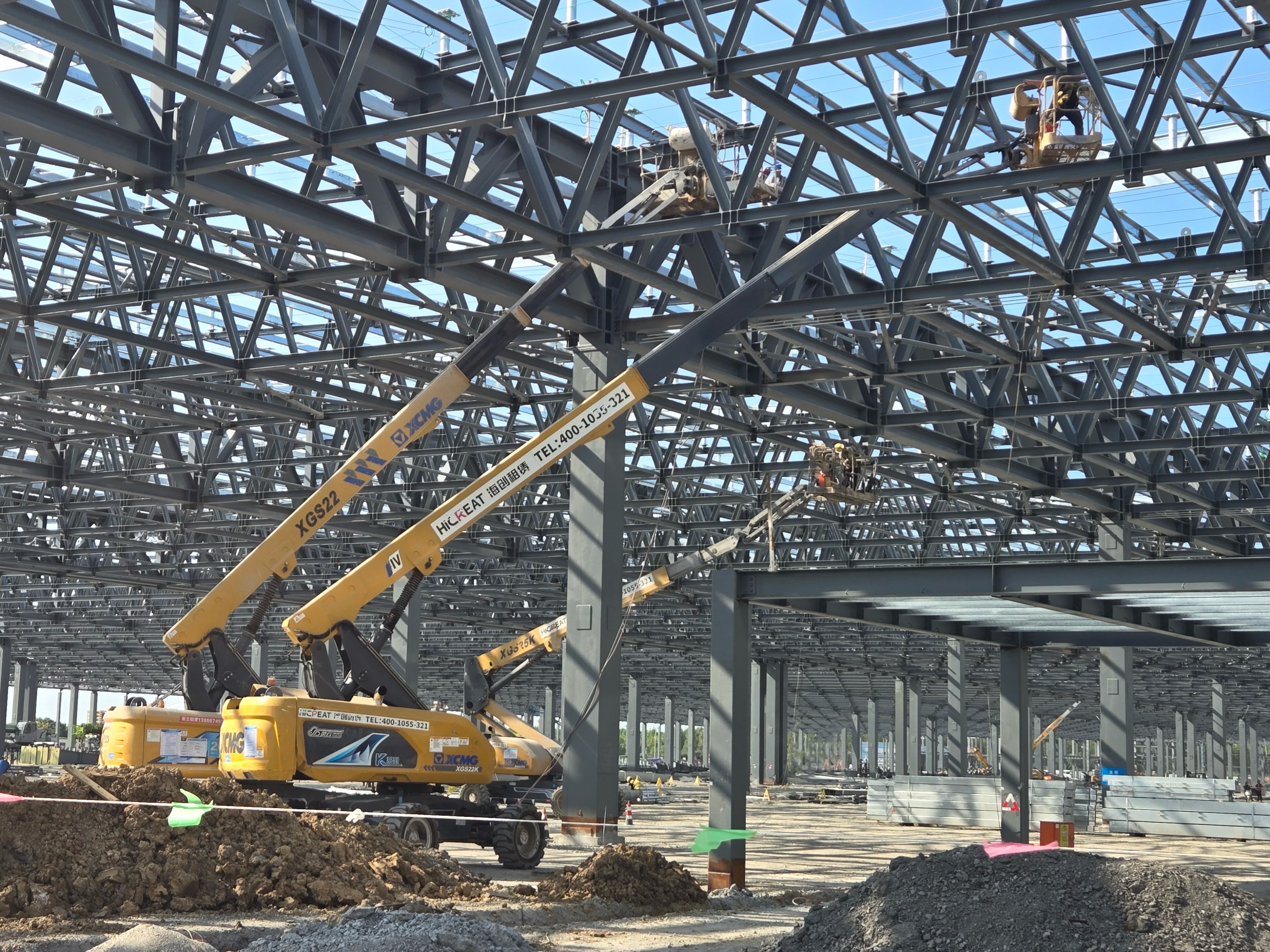 Z6人生就是博高空作业平台助力合肥温反汽车三期项目建设