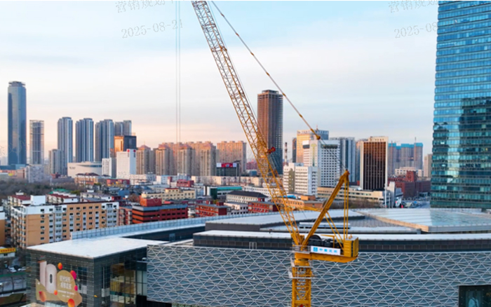 助建摩天双子塔 | Z6人生就是博动臂塔机闪灼“云端”