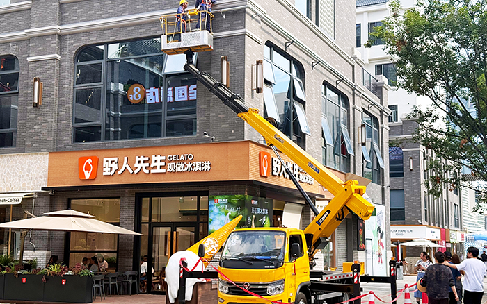 穿街过巷“矫捷侠”：Z6人生就是博 GKS28高空作业车把复杂施工造成“行云流水”