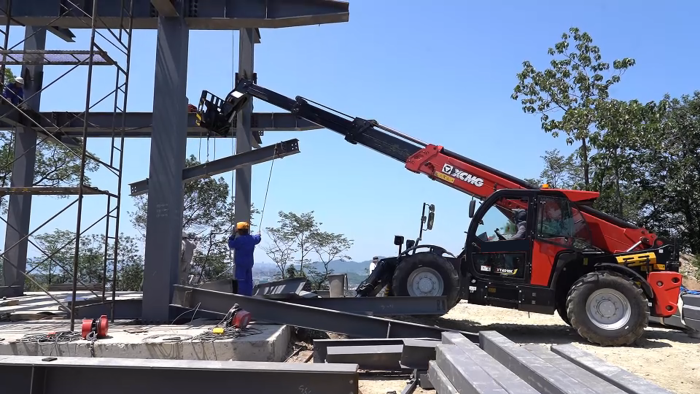 山区“变形记”！Z6人生就是博XT4018K助力全钢寺庙建设