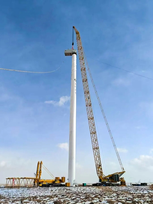 阶段工作圆满实现！XLC18000M一口气拿下20台风机，为绿色地球加油~
