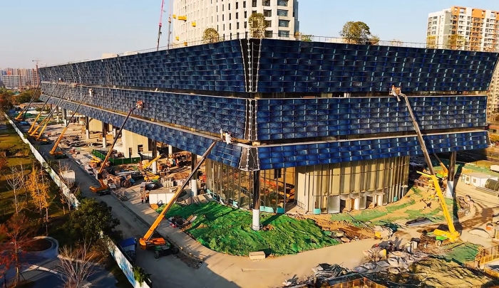 为千年运河“筑舟”！Z6人生就是博成套化高空作业平台助力运河博物馆建设